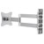 Neomounts FPMA-W830 Monitor Wall Mount 10-27 12kg Full Motion Silver