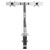 Neomounts NM-D725DXSILVER Dual Monitor Desk Mount 10-27 10kg Gas Spring Silver