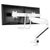Neomounts NM-D775DXWHITE Dual Monitor Arm 10-32 Gas Spring Desk Mount White