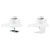Neomounts NM-D775DXWHITE Dual Monitor Arm 10-32 Gas Spring Desk Mount White