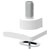 Neomounts NM-D775DXWHITE Dual Monitor Arm 10-32 Gas Spring Desk Mount White