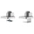 Neomounts NM-D775SILVERPLUS Monitor Desk Mount 10-49 18kg Gas Spring Silver