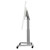 Neomounts NM-HUB2LIFTSILVER Motorised TV Trolley 50-51 Height Adjustable Silver