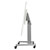 Neomounts NM-HUB2LIFTSILVER Motorised TV Trolley 50-51 Height Adjustable Silver