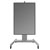 Neomounts NM-HUB2LIFTSILVER Motorised TV Trolley 50-51 Height Adjustable Silver