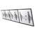 Neomounts NMPRO-WMB4 Menu Board Wall Mount for 4 Displays 32-55 Black Tiltable