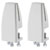 Neomounts NS-CLMP25WHITE Clamp set White