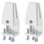 Neomounts NS-CLMP25WHITE Clamp set White