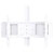 Neomounts NS-M1500WHITE TV Trolley 32-65 Tiltable Floor Stand Max 50kg White