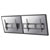 Neomounts NS-WMB200BLACK TV Wall Mount 2-Screen 40-52 Tiltable Menu Board Black