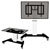 Neomounts PLASMA-M2500TSILVER Motorised TV Trolley 42-100 90° Tilt Silver