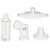 Neomounts SPEAKER-W100 Wall/Ceiling Speaker Mount, Tilt/Rotate, Max 3.5kg, White