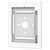 Neomounts WL15-660WH1 Lockable Wall Mount for iPad Pro 12.9 (Gen 3-6) White
