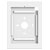 Neomounts WL15-660WH1 Lockable Wall Mount for iPad Pro 12.9 (Gen 3-6) White