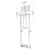 Neomounts WL55-875WH1 MOVE Lift Motorised Height-Adjustable Wall Mount 55-100in