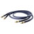 Oehlbach 13110 XXL Series 1 RCA Audio Cable 0.50m Blue Gold-Plated Connectors