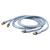 Oehlbach 13205 RCA Audio Cable 1.75m Blue Gold Plated Connectors XXL Series 2