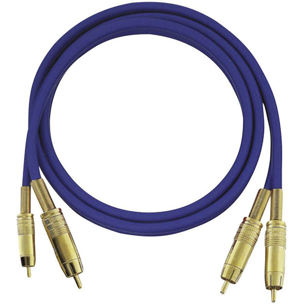 Oehlbach 2015 NF 1 Master RCA Audio Cable 2x RCA to 2x RCA 0.50m B...