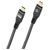 Oehlbach D1C9369 USB-C cable USB-C® plug 2 m Anthracite Braided shield, 8K UHD