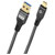 Oehlbach D1C9374 USB 3.2 Gen 1 Type-C to Type-A Cable 3m Gold Plated Anthracite