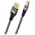 Oehlbach D1C9376 USB cable USB 2.0 USB-A plug, USB-B plug 3 m Anthracite