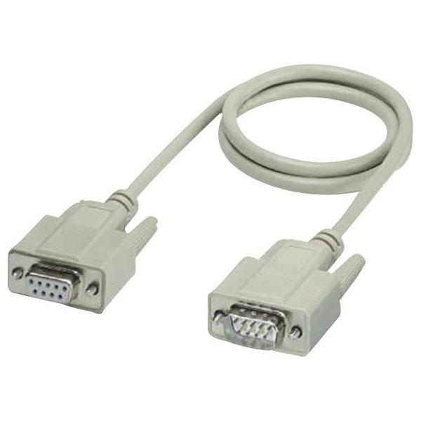Phoenix Contact 1656259 D-SUB Cable 9-Pin Socket to Plug 5m White