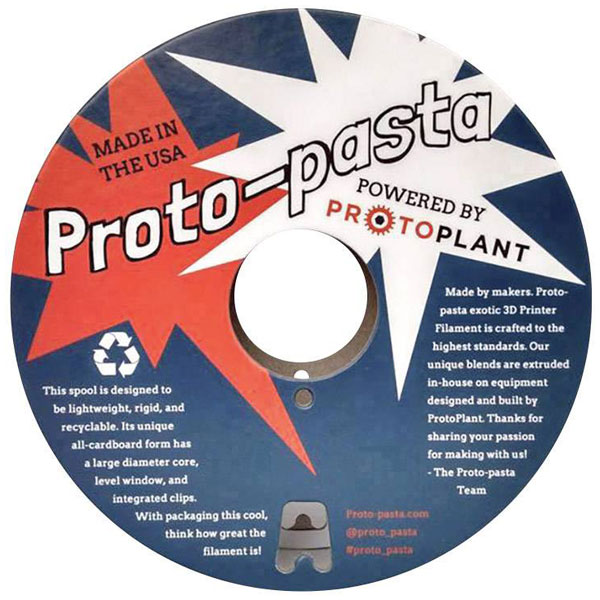 Proto-Pasta CDP12805 Conductive PLA Filament 2.85mm 500g Black 1 pc(s)