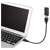 Renkforce RF-3999453 USB 2.0 Extension Gooseneck Cable, A-A, 0.16m, Gold-Plated