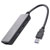 Renkforce RF-4027443 USB 3.0 Hub 3 Port with SD/microSD Card Reader Black