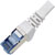 Renkforce RF-4149834 RJ45 Patch Cable CAT 6A U/FTP 0.25m Grey Flexible 1pc