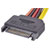 Renkforce RF-4189218 SATA Power Y-Adapter 1x Plug to 2x Sockets 0.15m Cable