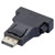 Renkforce RF-4212237 DisplayPort / DVI Adapter 1x DP Plug 1x DVI Socket Black
