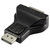 Renkforce RF-4212237 DisplayPort / DVI Adapter 1x DP Plug 1x DVI Socket Black