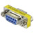 Renkforce RF-4230660 Series Adapter 9-pin D-SUB Socket to Socket Yellow