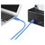 Renkforce RF-4260498 USB 3.2 Gen 1 Cable USB-A to USB-B 0.5m Blue Gold-plated