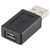 Renkforce RF-4274568 USB 2.0 Adapter USB-A Male to Micro-B Female Black