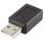 Renkforce RF-4274568 USB 2.0 Adapter USB-A Male to Micro-B Female Black
