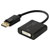 Renkforce RF-4299048 DisplayPort to DVI Adapter 4K Ultra HD 10cm Gold Plated