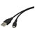 Renkforce RF-4316220 USB 2.0 Cable USB-A to Micro-B 1m Gold-Plated Black