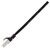 Renkforce RF-4394121 RJ45 Patch Cable CAT 5e F/UTP 1.00m Black Extension Cable
