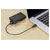 Renkforce RF-4455804 USB 2.0 Cable A to Mini-B 0.15m Gold Plated Black