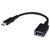 Renkforce RF-4455819 USB 3.2 1st Gen USB-C to USB-A OTG Cable 0.15m Gold Plated