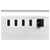 Renkforce RF-4463019 USB port lock rf-USBBlocker-02 10-piece set Silver no keys