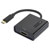Renkforce RF-4472892 USB-C to HDMI Adapter 4K Gold-Plated Connectors 15cm Black