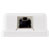 Renkforce RF-4473849 1 port Network outlet Surface-mount CAT 6 KSV-ND10 White