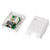 Renkforce RF-4473849 1 port Network outlet Surface-mount CAT 6 KSV-ND10 White