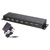 Renkforce RF-4791678 7-Port USB 2.0 Hub Metal Housing Wall Mount Black