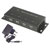 Renkforce RF-4830984 4 Port USB 2.0 Hub 480Mbps Metal Housing Wall Mount Black