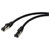 Renkforce RF-7106484 RJ45 Patch Cable CAT 8.1 S/FTP 3.00m Black 1pc