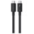 Satechi ST-YTB100K Thunderbolt cable Thunderbolt™ 4 USB-C® 1.00 m Black, Silver